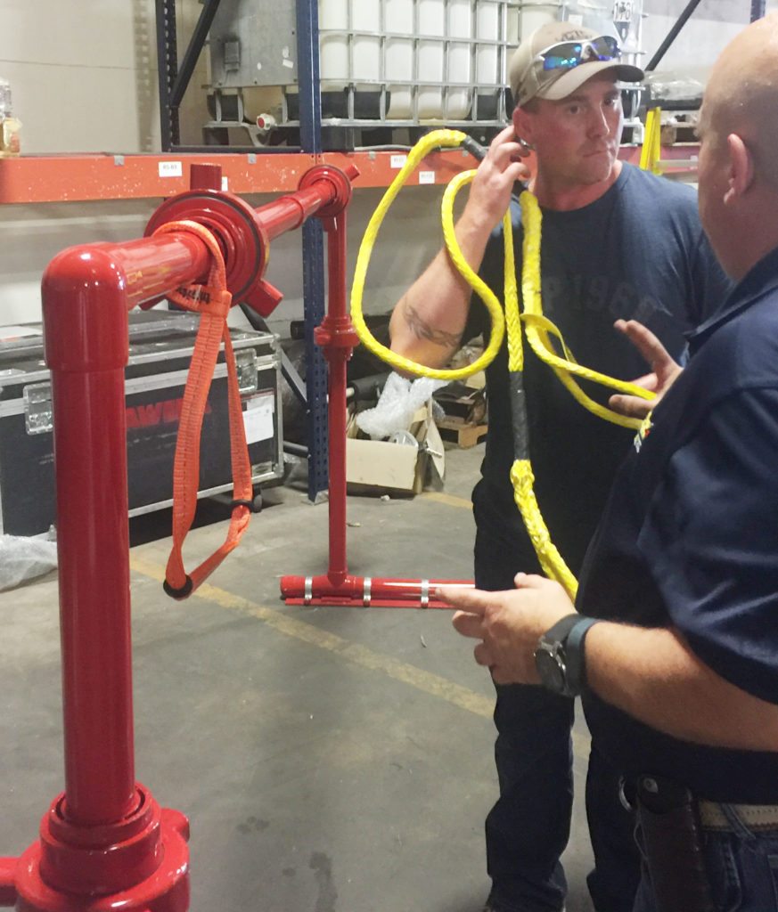 Gangline™ temporary pipe restraint system Installation